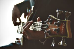 live music at city centre guitar photo