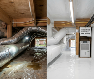 crawl space encapsulation and repair